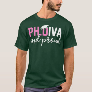Funny PhD Student Graduate Gift Tees PhD Diva And 