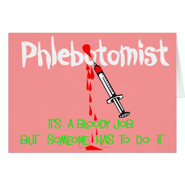 Funny Phlebotomist T-Shirts & Gifts (Front Horizontal)