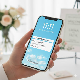 Funny Phone Lock Screen save the date