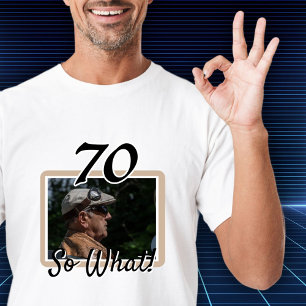 Funny Photo 70th Birthday Guest of Honour T-Shirt