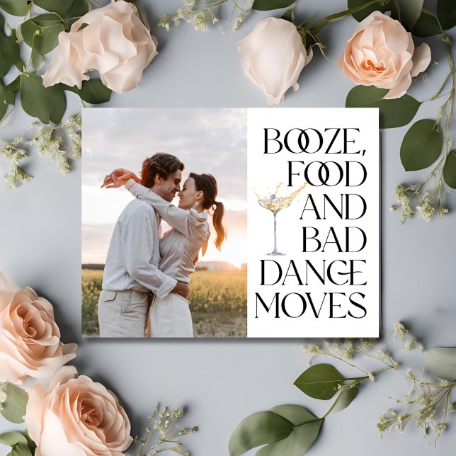 Funny Photo QR Code Wedding Save the Date Announcement (Funny Photo QR Code Wedding Save the Date)