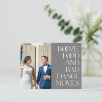 Funny Photo Wedding Thank You Postcard