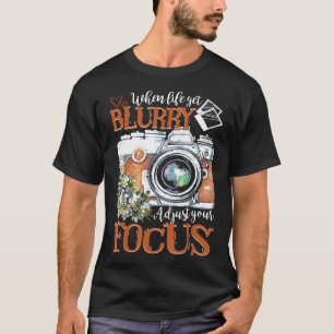 Funny Photographer Gift Tee Camera Photography