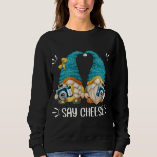 Funny Photography Camera Gnomes For Photographers  Sweatshirt