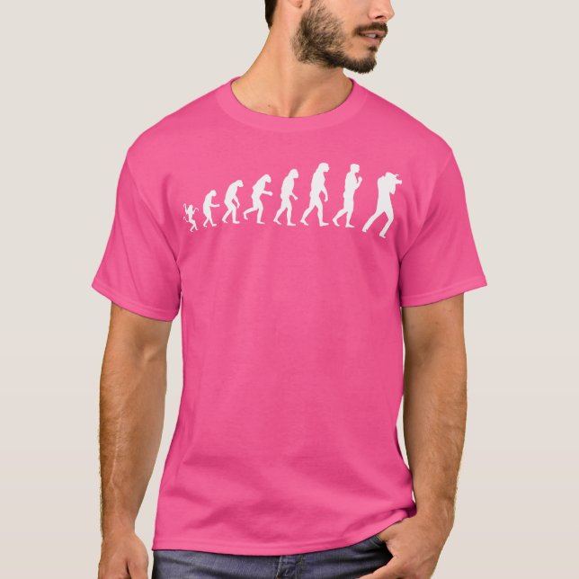 Funny Photography Evolution 	 For Photographers T-Shirt (Front)