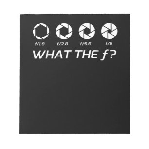 Funny Photography Lovers Notepad