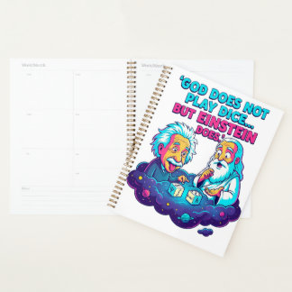 Funny Physics Agenda - Einstein Plays Dice - Scien