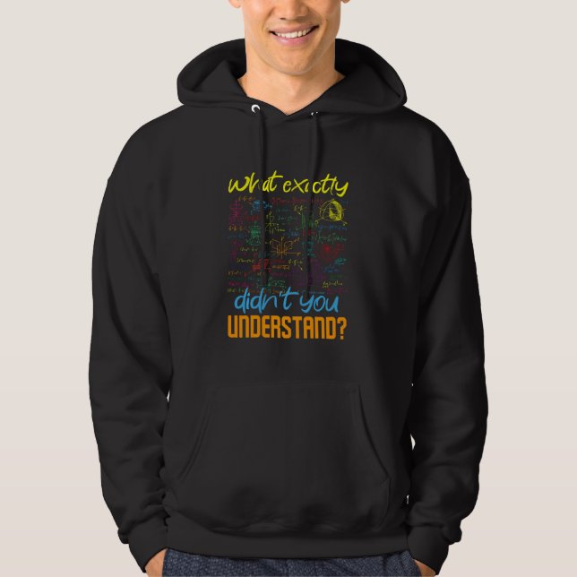 Funny Physics Nerd Science Lover Quantum Physics Hoodie (Front)