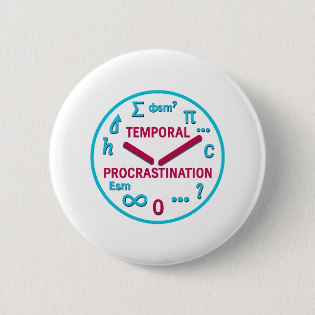  Funny Physics Pinback Button (Front)