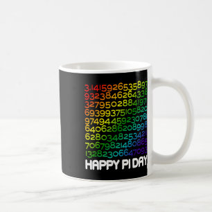 Funny Pi Day For Math Lover Math Teacher Pi Day 3. Coffee Mug