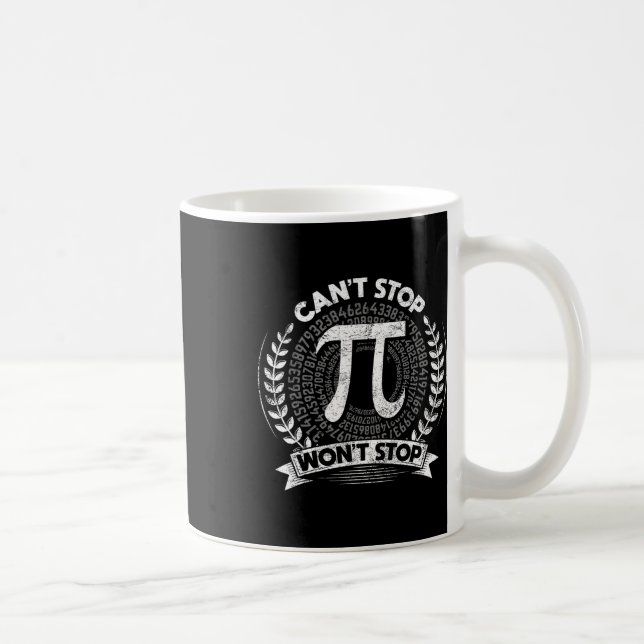 Funny Pi Day Math Geek Science Celebrate Pi Day  Coffee Mug (Right)