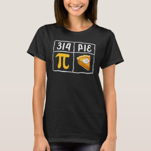 Funny Pi Day Math Teachers Shirts, Pi Symbol Pie M T-Shirt