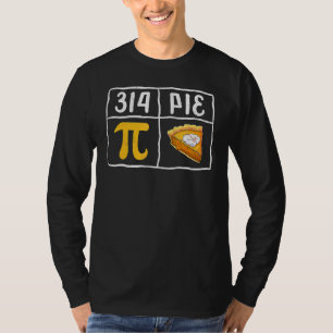 Funny Pi Day Math Teachers Shirts, Pi Symbol Pie M T-Shirt