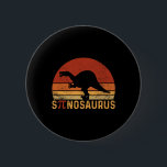 Funny Pi Day Pun Spinosaurus Dinosaur Math Teacher 6 Cm Round Badge<br><div class="desc">Funny Pi Day Pun Spinosaurus Dinosaur Math Teacher</div>