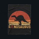 Funny Pi Day Pun Spinosaurus Dinosaur Math Teacher Fleece Blanket<br><div class="desc">Funny Pi Day Pun Spinosaurus Dinosaur Math Teacher</div>