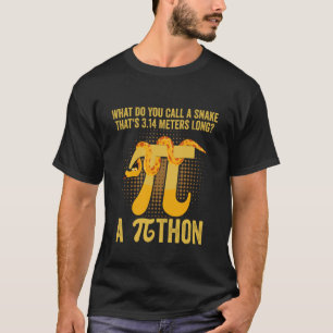Funny Pi Day Puns Pithon Math Teacher Joke T-Shirt