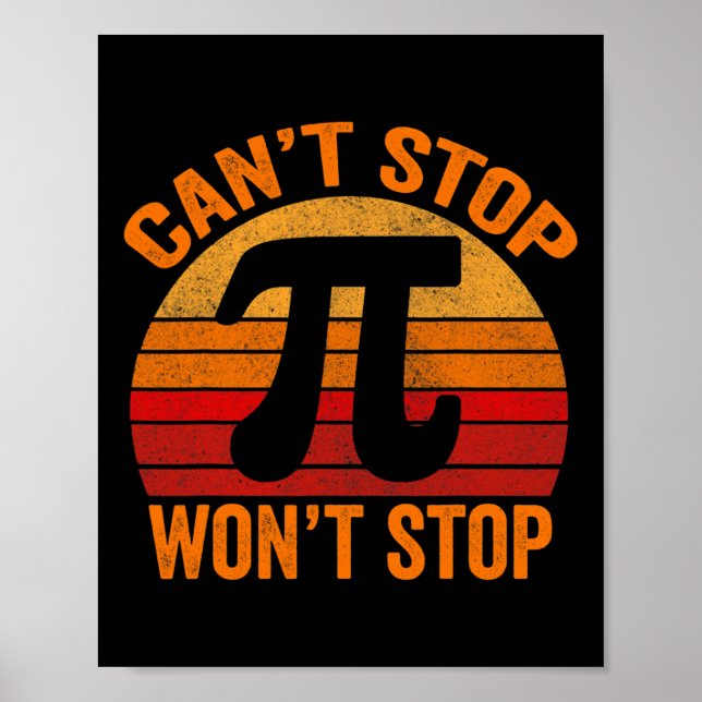 Funny Pi Day Shirts1  Poster (Front)