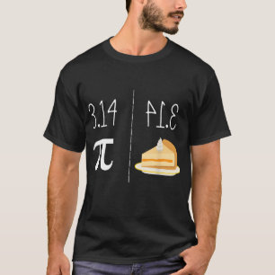 Funny PI Mirror image of 3.14 is PIE Thanksgiving T-Shirt