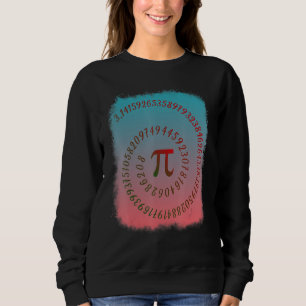 Funny Pi Spiral 3 14 Symbol Math Teacher Student G Sweatshirt