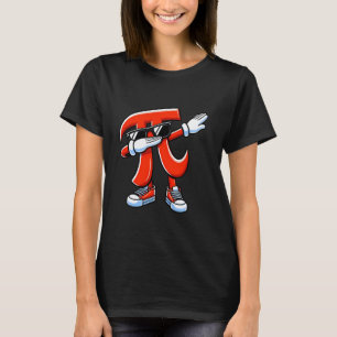 Funny Pi Symbol Dabbing Dab Dance Pi Day Teacher K T-Shirt