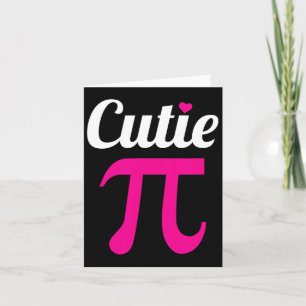 Funny Pi Symbol Shirt Cutie Pi National Pi Day Gif Card