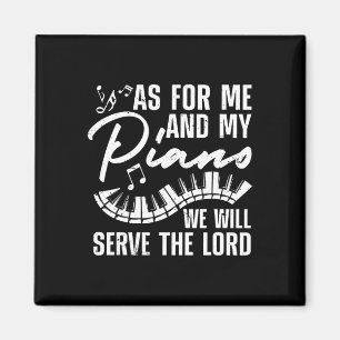 Funny Piano Player Art For Men Women Pianist Piano Magnet