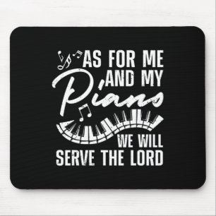Funny Piano Player Art For Men Women Pianist Piano Mouse Pad