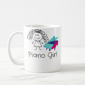 Funny Piano Player Tee For Women Girls Music Piano Coffee Mug
