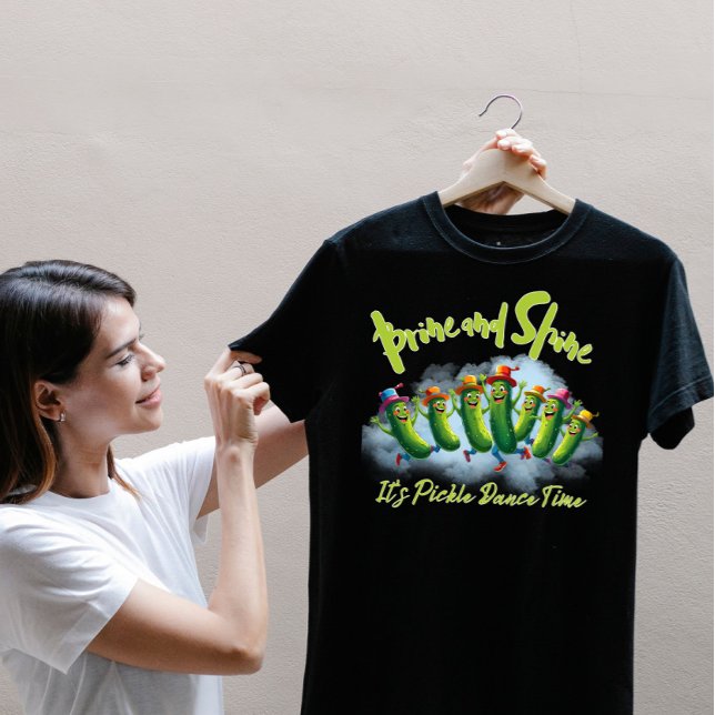 Funny Pickle Dance Party Time  T-Shirt (Creator Uploaded)
