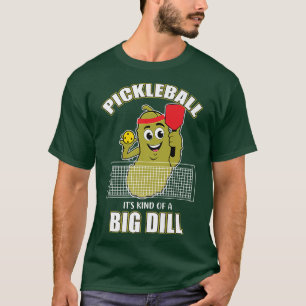 Funny Pickle Humour Pickleball Tournament Player V T-Shirt