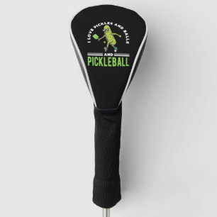 Funny Pickle Lovers Dill Pickleball Player    Golf Head Cover