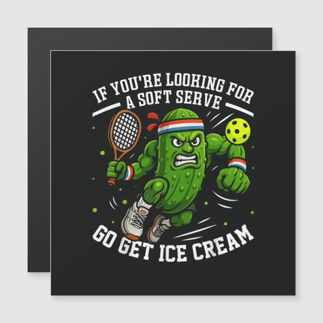 Funny Pickle Playing Pickleball (Front/Back)