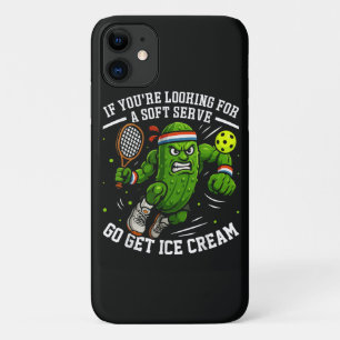 Funny Pickle Playing Pickleball Case-Mate iPhone Case
