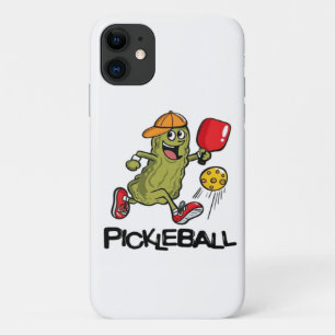 Funny Pickle Playing Pickleball Case-Mate iPhone Case