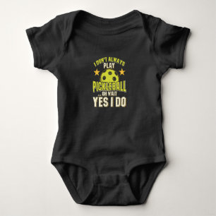 Funny Pickleball Baby Bodysuit