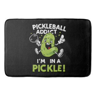 Funny-Pickleball Bath Mat