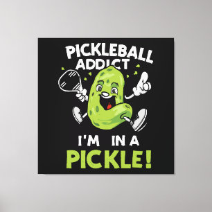 Funny-Pickleball Canvas Print