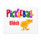 Funny Pickleball Chick Art
