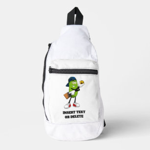 Funny Pickleball Custom Name Sports Print Backpack