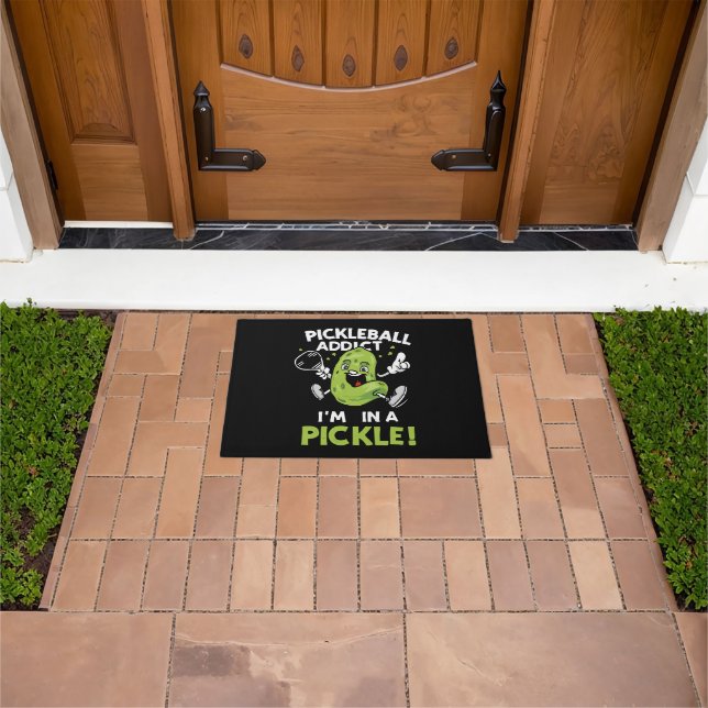 Funny-Pickleball Doormat (Outdoor)
