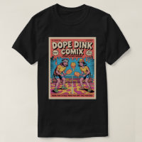 Funny Pickleball Dope Dink Comix Poster