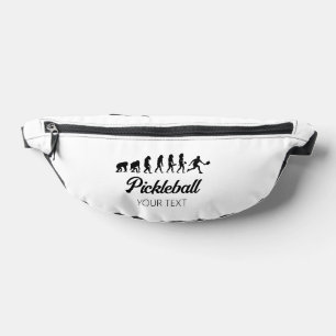 Funny Pickleball Evolution Personalised Bum Bags