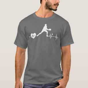 Funny Pickleball Heartbeat 10 T-Shirt