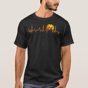 Funny Pickleball Heartbeat Paddle Sports Player Gi T-Shirt