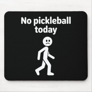 Funny pickleball humour pickelball addiction mouse pad