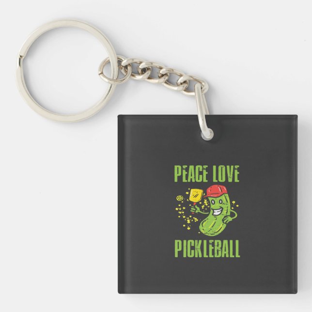 Funny Pickleball Key Ring (Front)
