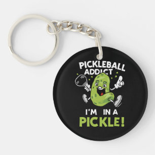 Funny-Pickleball Key Ring