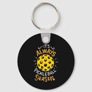 Funny Pickleball Key Ring