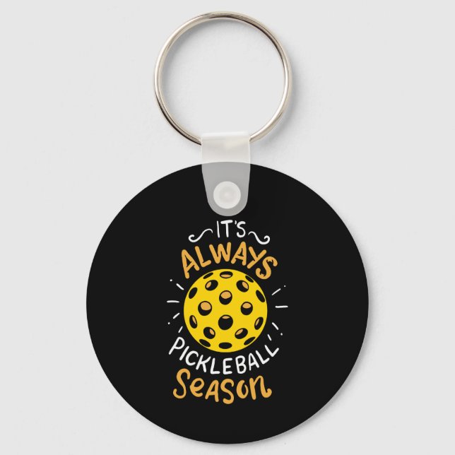 Funny Pickleball Key Ring (Front)