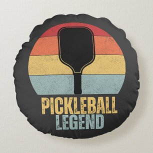 Funny Pickleball Legend Round Cushion
